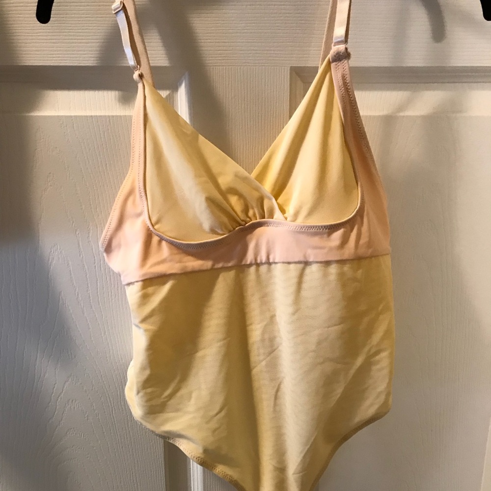 Beige bodysuit NWOT